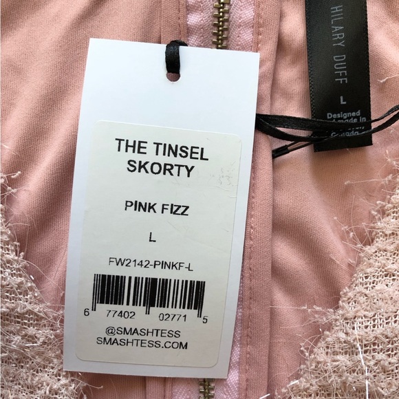NWT Smash + Tess x Hilary Duff The Tinsel Skorty in Punk Fuzz Size L - Picture 10 of 15